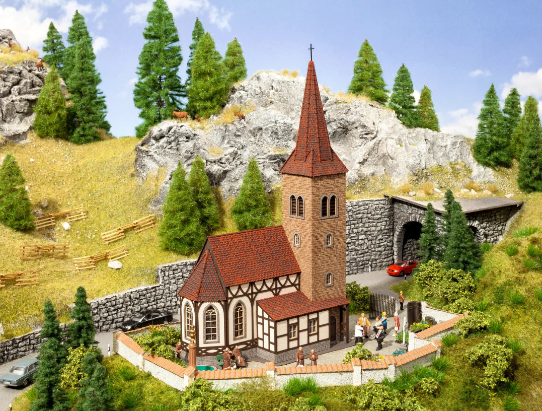 Noch 63906 Iglesia "St. Georg" con sonido microsonoro de campana escala N 1:160