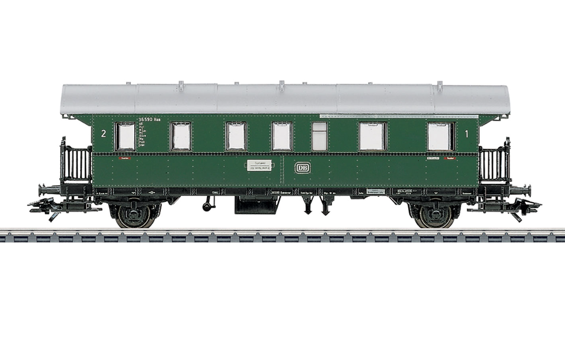 H0 1:87 escala Märklin 4313 vagón pasajeros DB primera y segunda clase
