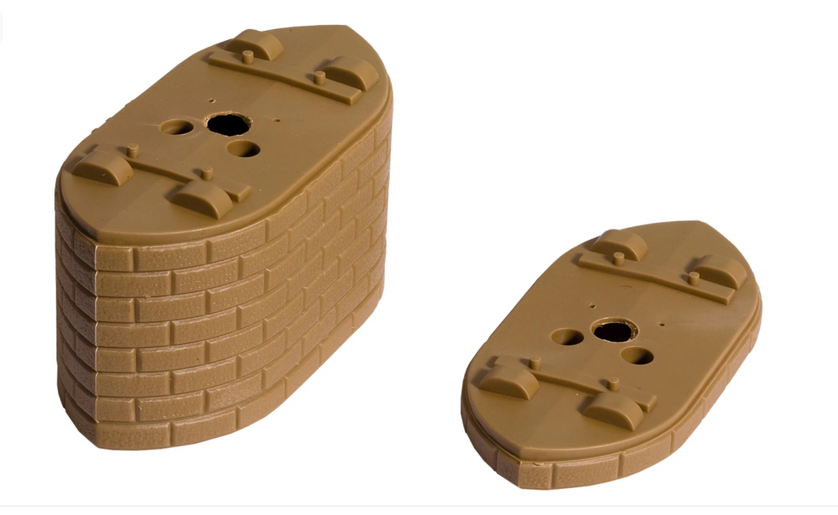 H0 1:87 escala Noch 21400 pilares de puente 5 piezas