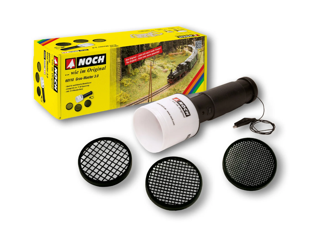 Noch 60110 Gras-Master 3.0 electrostatos para el paisaje de tu maqueta H0 escala 1:87