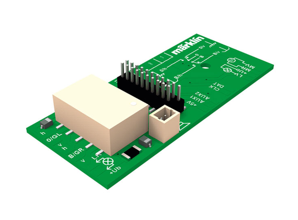 H0 1:87 escala Märklin 60973 Platina de conmutación del patín