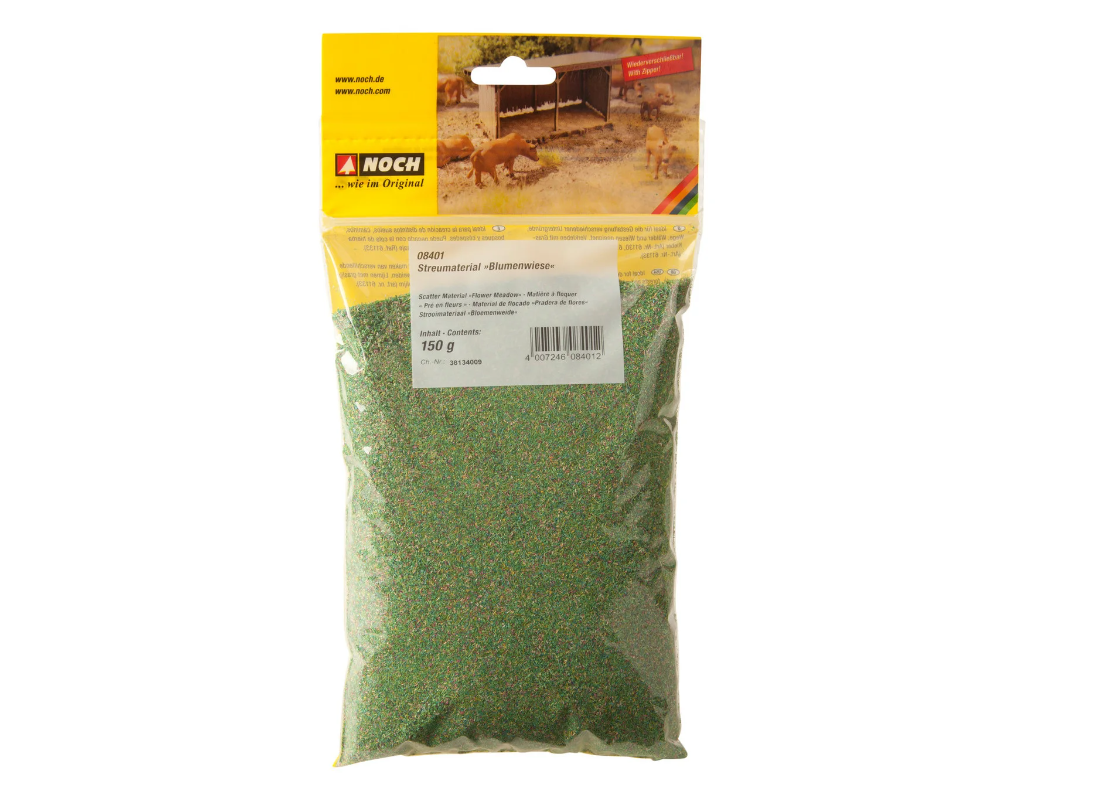 Noch 08401 Material de dispersión Pradera de flores H0 escala 1:87 ho 00