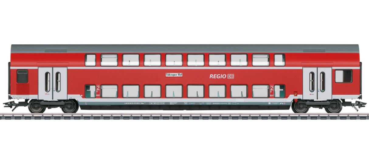 H0 1:87 escala Märklin 43568 Coche de viajeros de dos pisos de 1.ª/2.ª clase