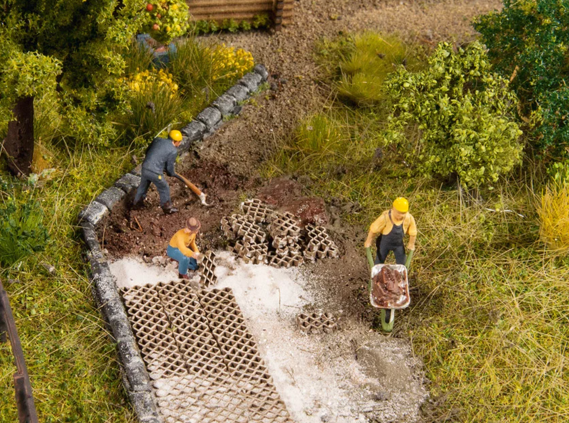 🧨 Liquidación – Noch 14227 Piedras para césped H0 escala 1:87
