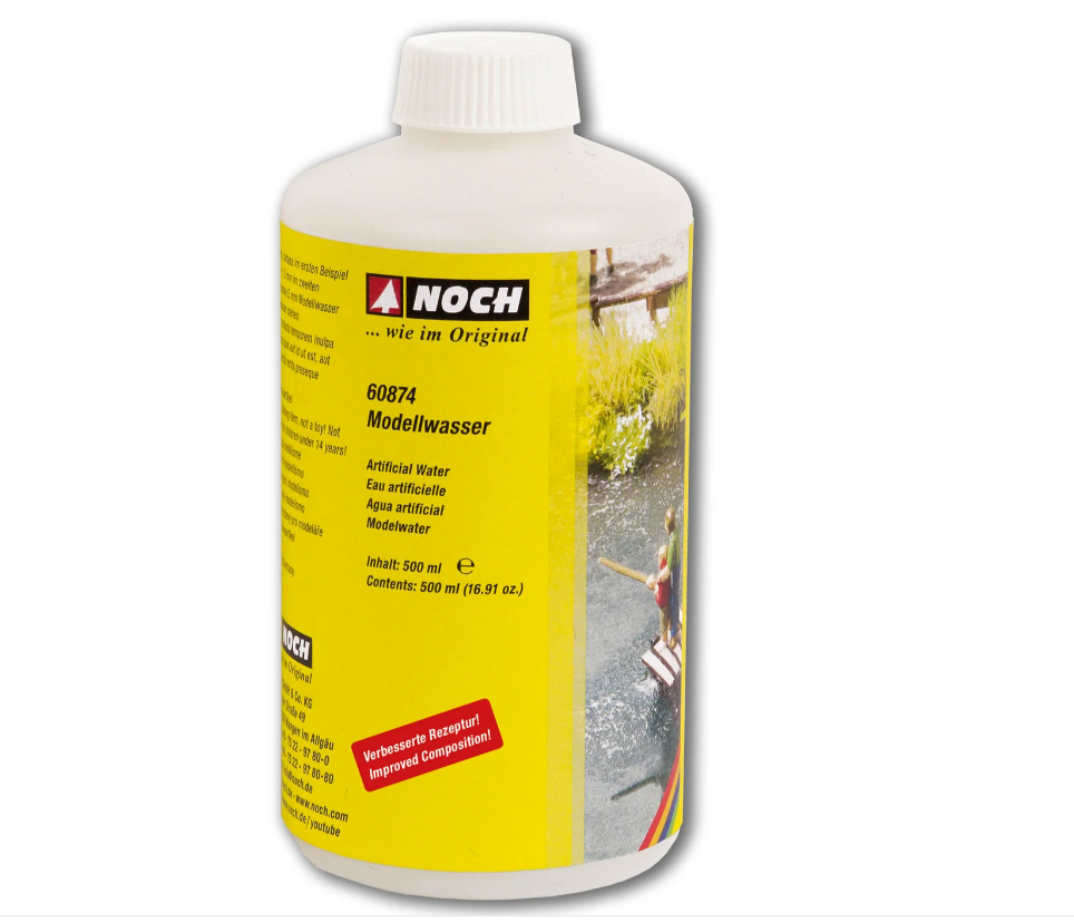 H0 1:87 escala Noch 60874 agua artificial XL 500 ml
