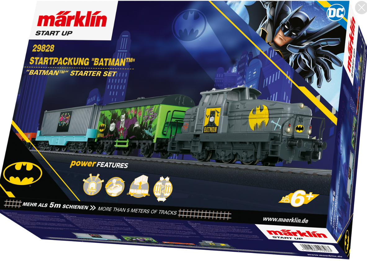 H0 1:87 Märklin 29828 Digital Start up Caja de iniciación "Batman" a partir de 6 años