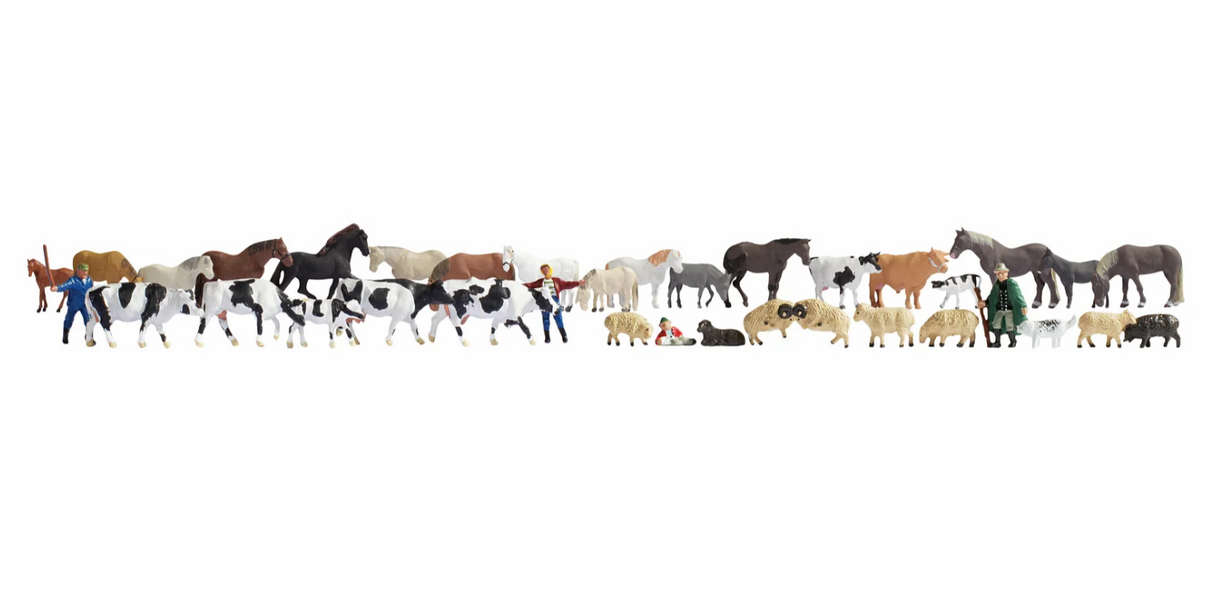 Noch 16049 Mega Economy Set Animales H0 escala 1:87 ho 00