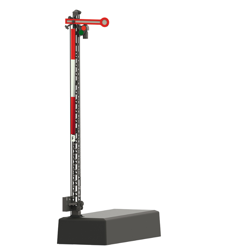 Märklin 70422 Señal De Bloqueo Con Mástil Gris (Sh 0 / Sh 1