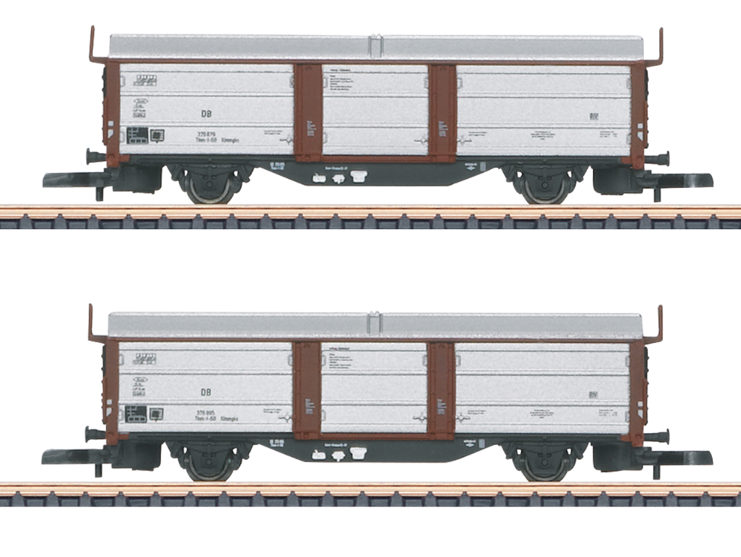 Z 1:220 Märklin 82153 Set de vagones de techo deslizante/paredes correderas Tbes-t-68 DB