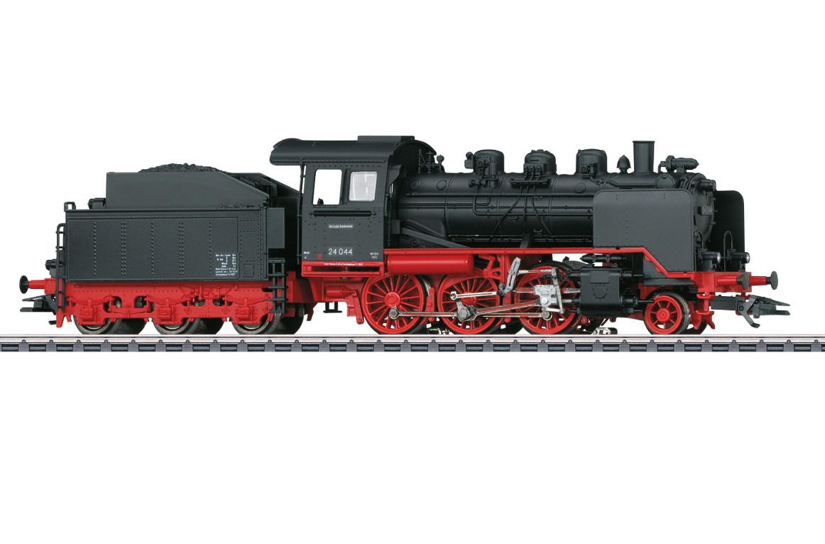 H0 1:87 Märklin 36244 Digital Locomotora de vapor con ténder remolcado serie BR 24 DB