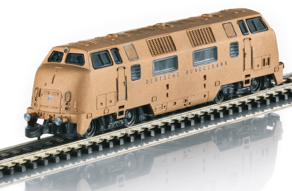 Z 1:220 Märklin 88207 Locomotora diésel de la serie V 200 de bronce auténtico