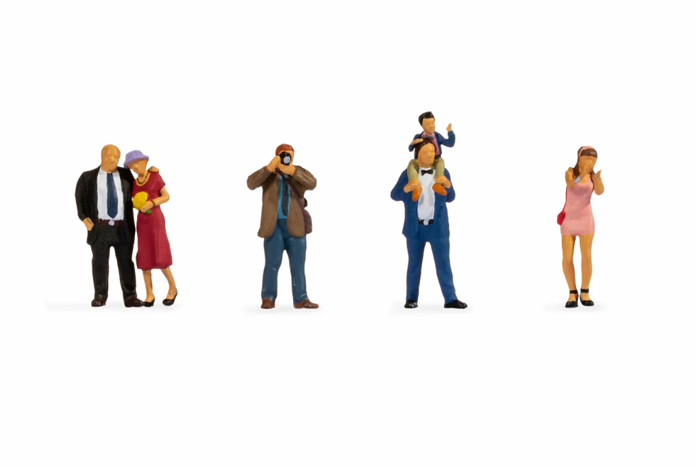 Noch 36864 figuras invitados de boda N escala 1:160