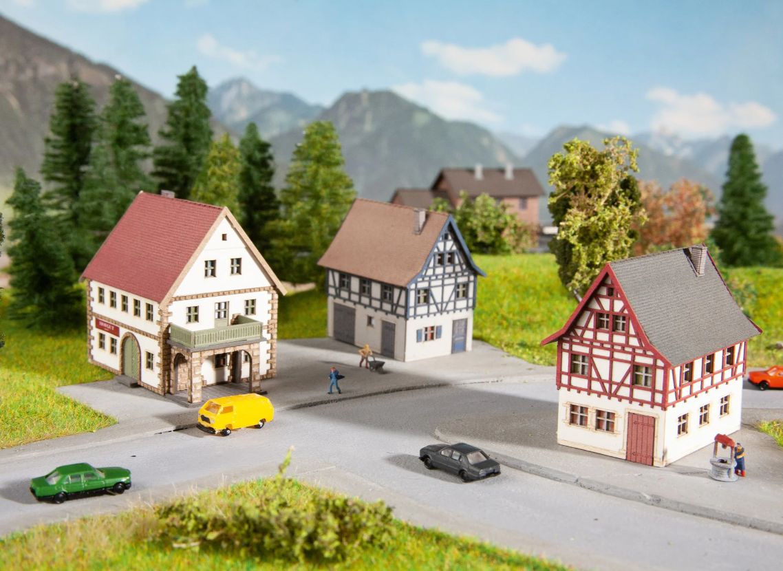 Noch 44310 Juego Village, 3 piezas Z escala 1:220