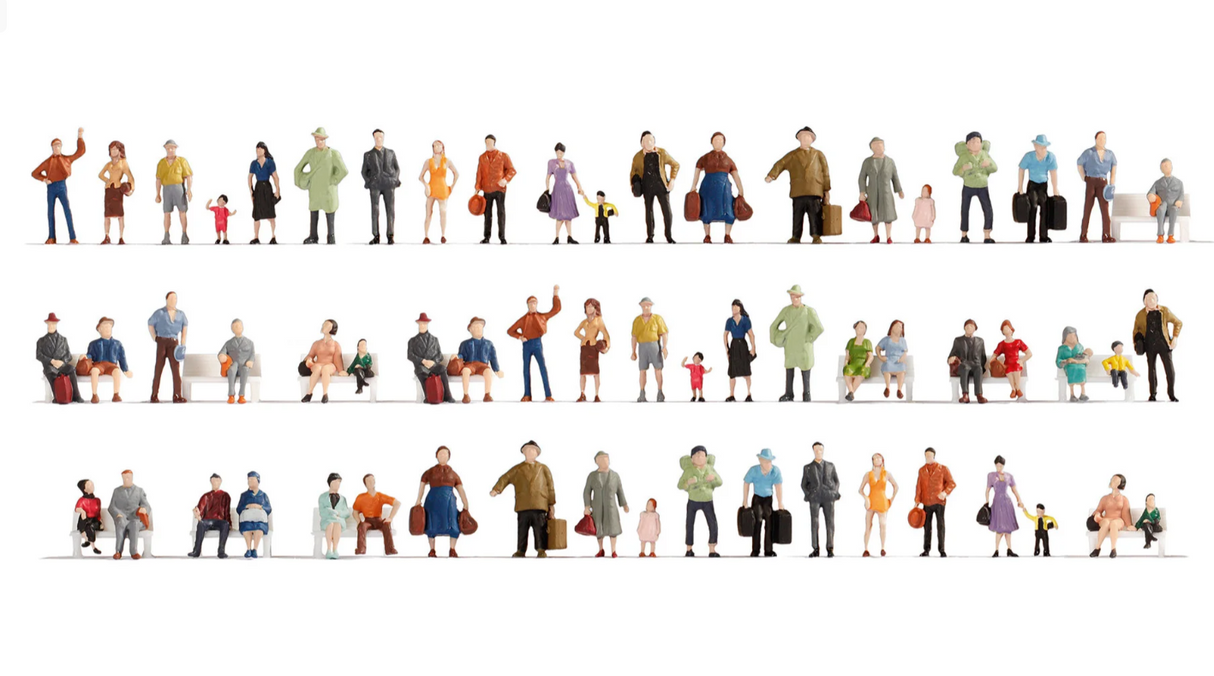 Noch 18401 Mega Economy Set personas H0 escala 1:87 ho 00