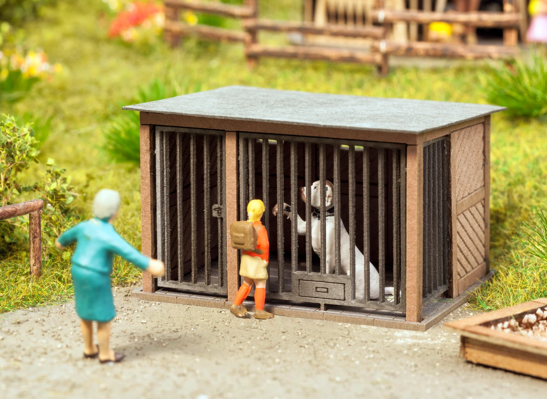 🧨 Liquidación – Noch 14365 Jaula Perrera 4.2 x 4.5 cm H0 escala 1:87 ho 00