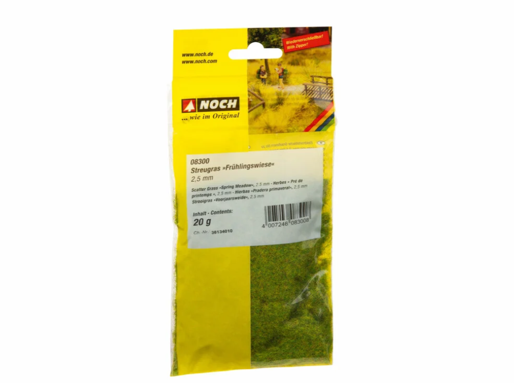 Noch 08300 hierbas pradera primaveral 2.5mm 20gr H0 escala 1:87 ho 00