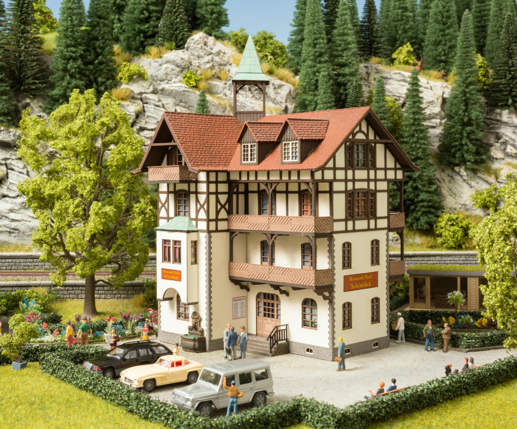 Noch 63407 Hotel romántico Schönblick 8.8 x 8.8 cm, 12 cm N escala 1:160