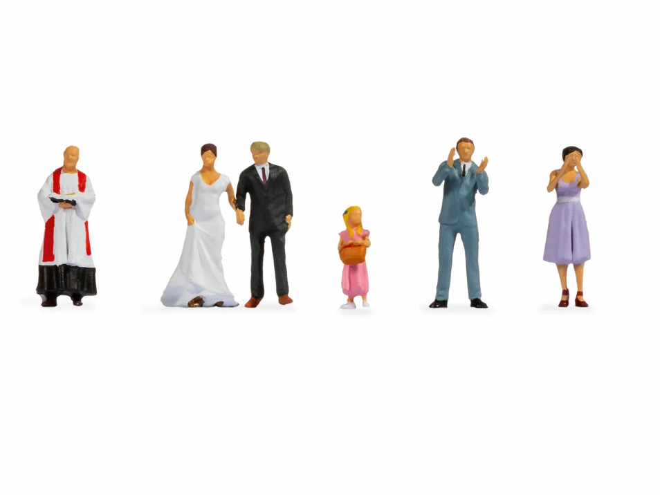 Noch 36862 figuras pareja de novios boda N escala 1:160