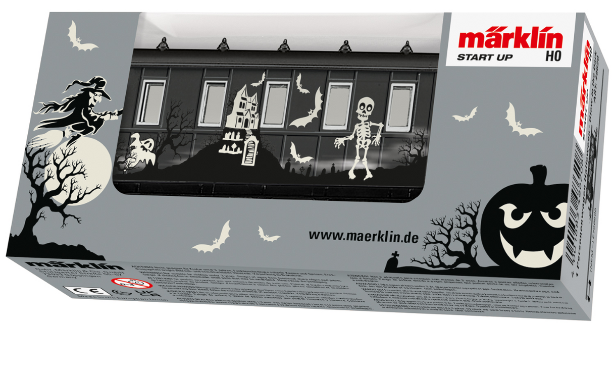 H0 1:87 escala Märklin 48620 Start up coche de pasajeros de Halloween Glow in the Dark