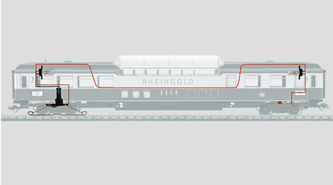 H0 1:87 escala Märklin 73161 Iluminación interior
