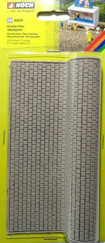 Noch 60325 Plaza mercado estructurada 15,5 x 21cm H0 escala 1:87 ho 00