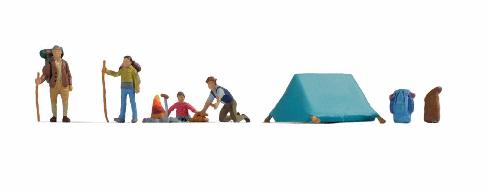 Noch 15876 Camping personas acampando escala H0 1:87 ho 00