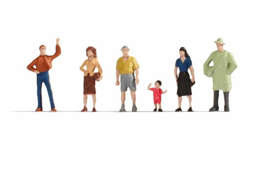 N escala 1:160 figuras modelismo Noch 38100 Paseantes