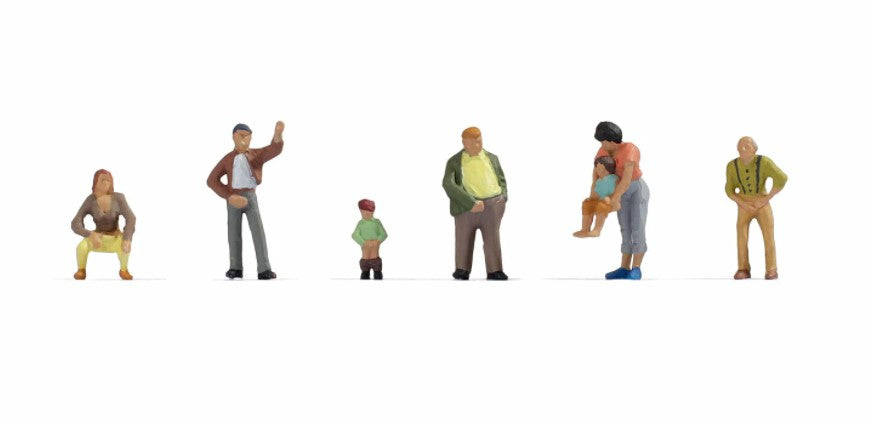 N 1:160 escala figuras modelismo Noch 36561 Pausa-pipi scenery