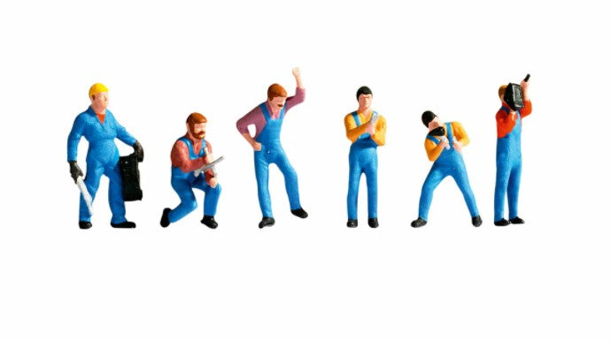 H0 escala 1:87 ho figuras modelismo Noch 15108 Mecanicos