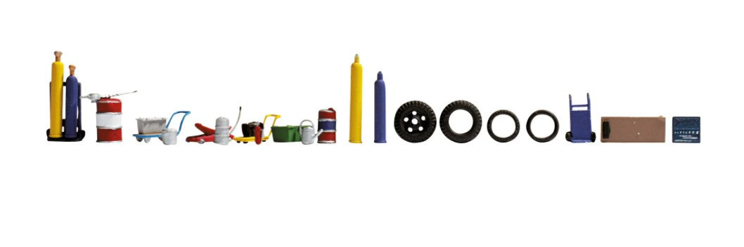 H0 escala 1:87 ho figuras modelismo Noch 14815 Accesorios de taller