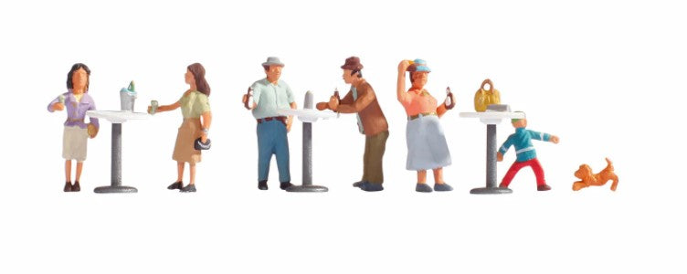 H0 escala 1:87 figuras modelismo Noch 15833 Cafeteria