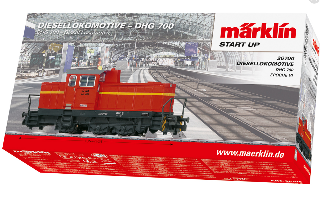 H0 1:87 Märklin 36700 Start up Digital Locomotora diésel DHG 700