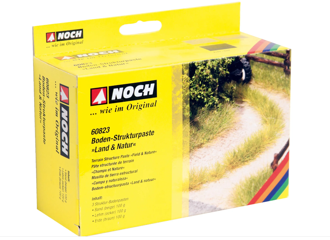 H0 1:87 escala Noch 60823 Pasta de textura de suelo Tierra y Naturaleza