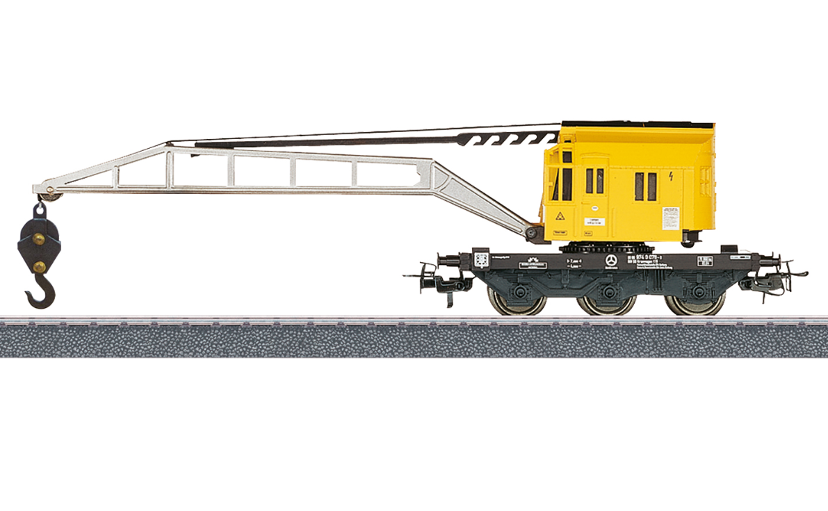 H0 1:87 escala Märklin 4671 Vagón mercancías grúa DB