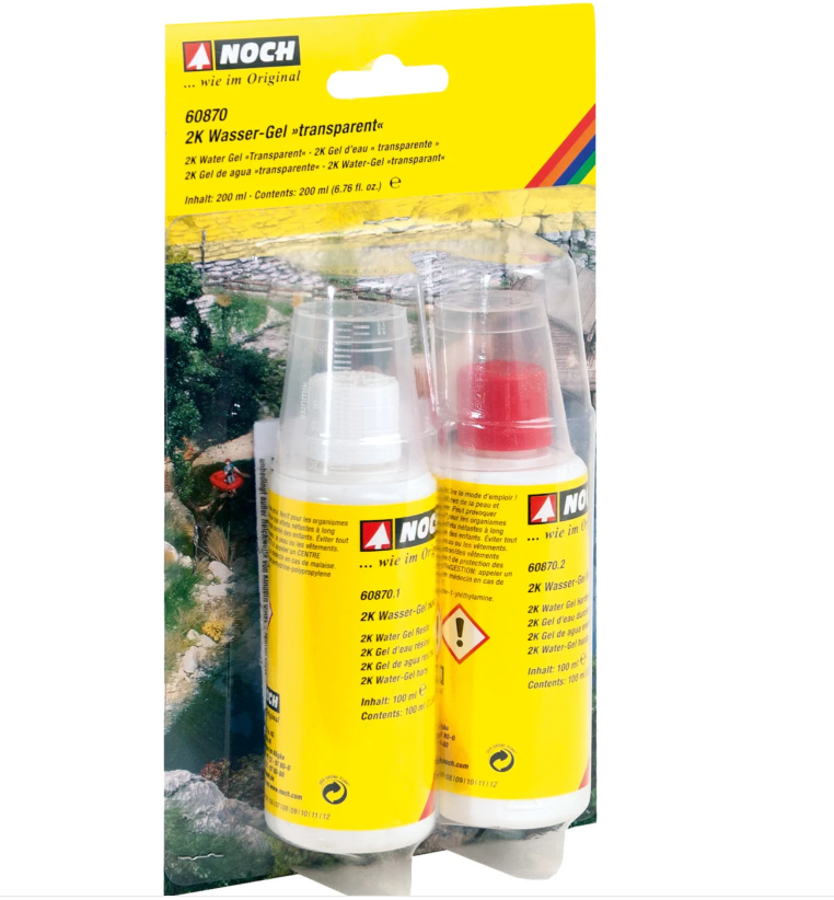 H0 1:87 escala Noch 60870 gel de agua transparente 200ml