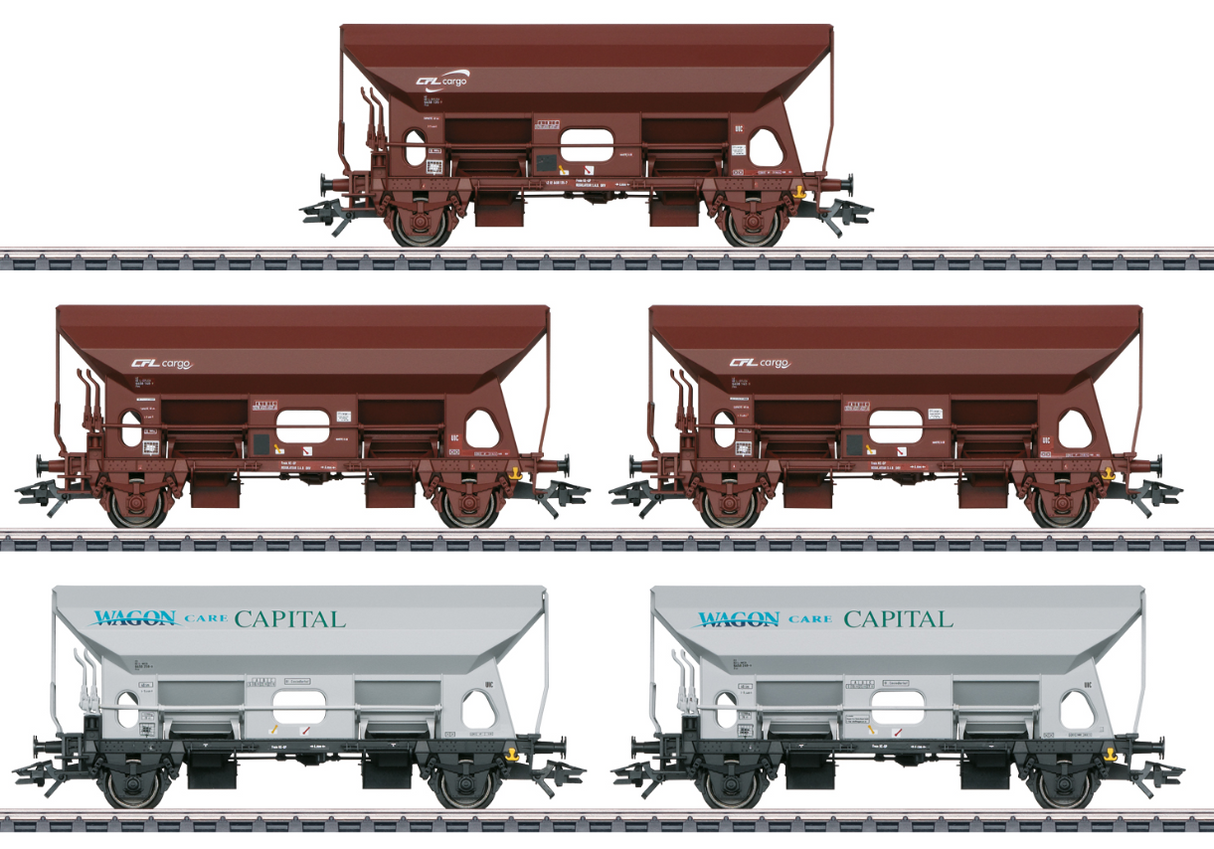 H0 1:87 escala Märklin 46307 Set de vagones Luxembourg CFL