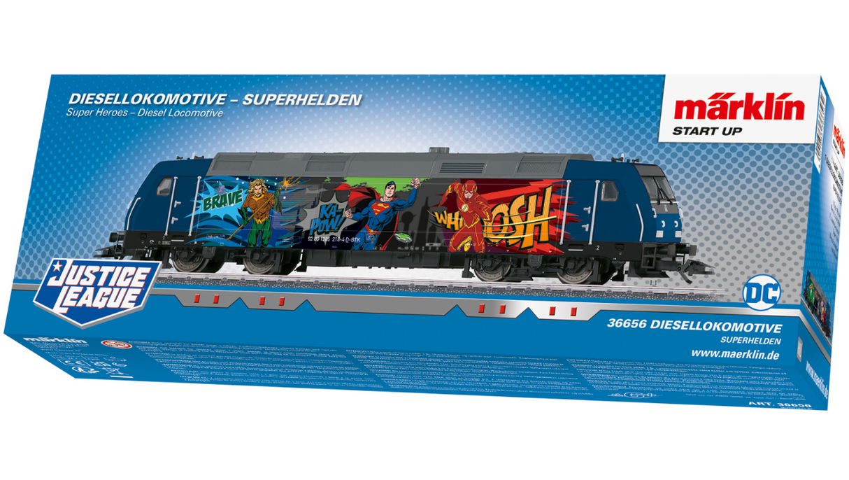 H0 1:87 Märklin 36656 Start up Digital Locomotora diésel serie 285 – Superhéroes
