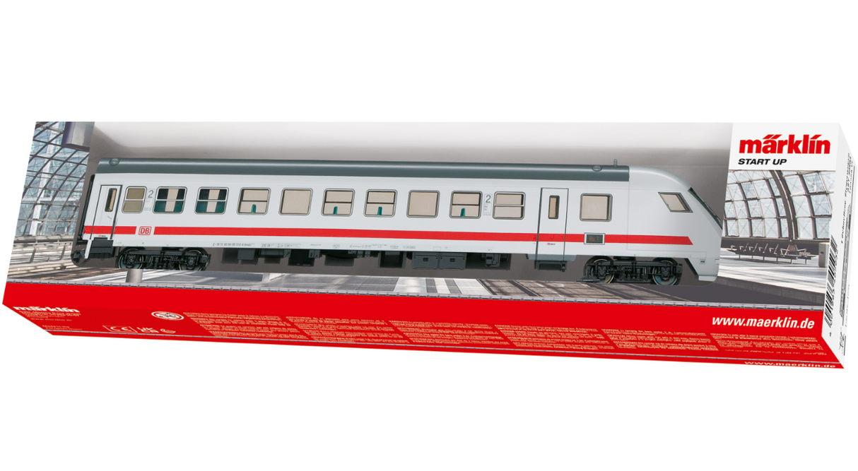 H0 1:87 escala Märklin 40503 Coche piloto de expreso Intercity de segunda clase vagón pasajeros DB