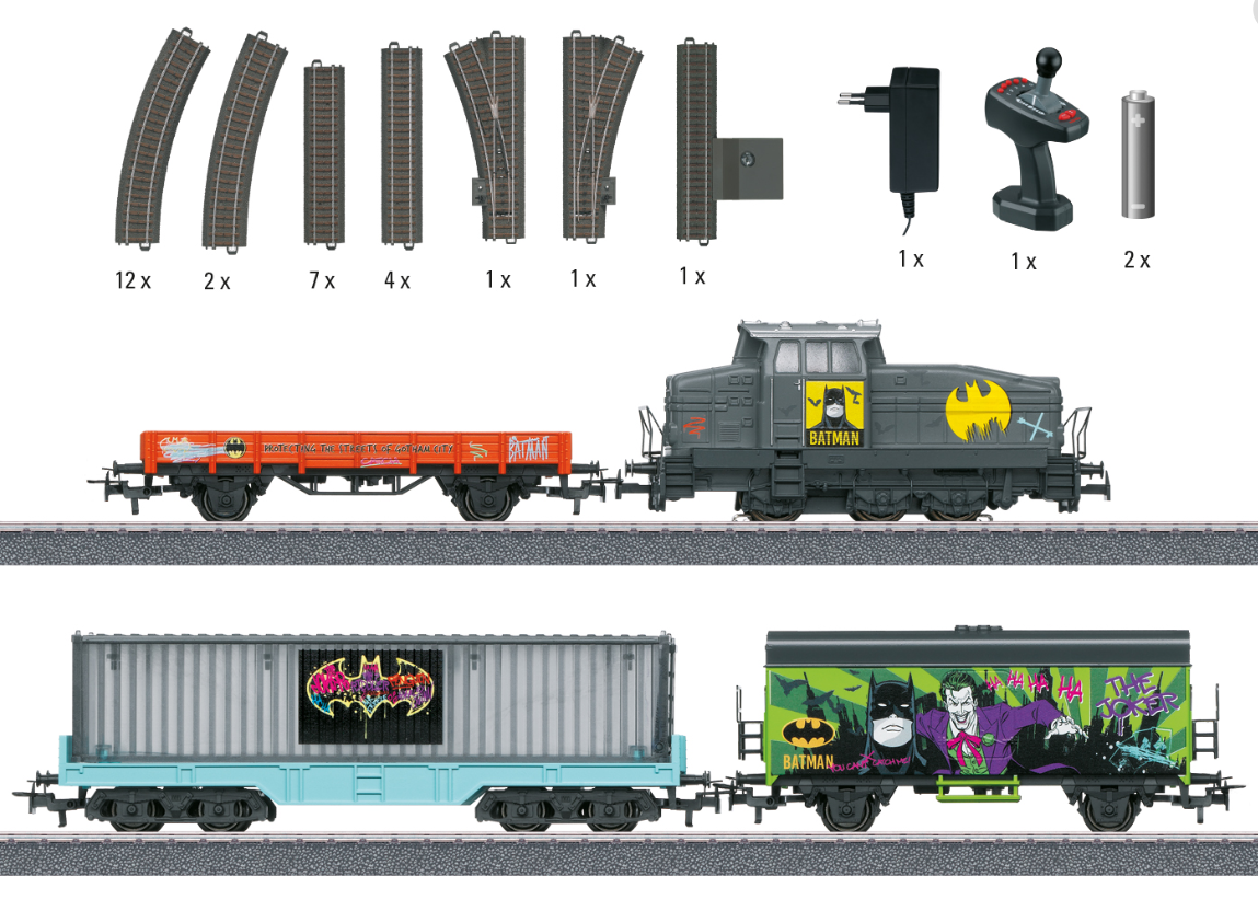 H0 1:87 Märklin 29828 Digital Start up Caja de iniciación "Batman" a partir de 6 años