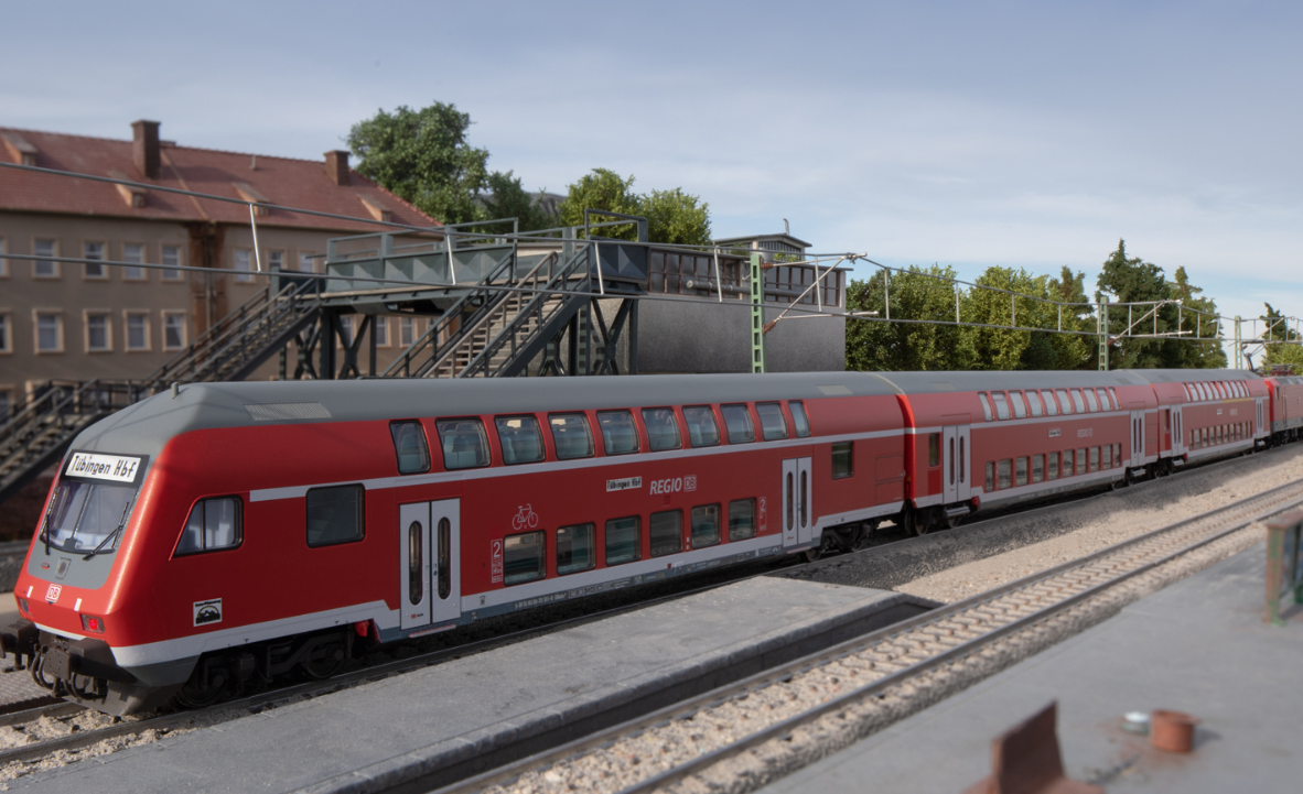 H0 1:87 escala Märklin 43569 Coche piloto de dos pisos de segunda clase