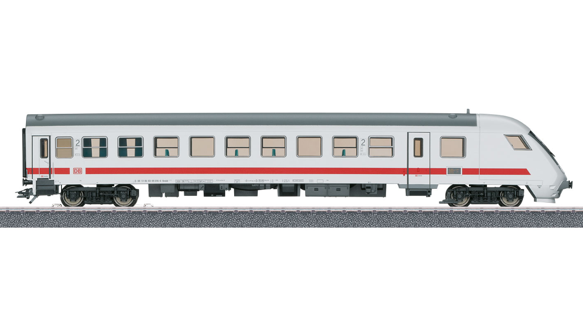 H0 1:87 escala Märklin 40503 Coche piloto de expreso Intercity de segunda clase vagón pasajeros DB
