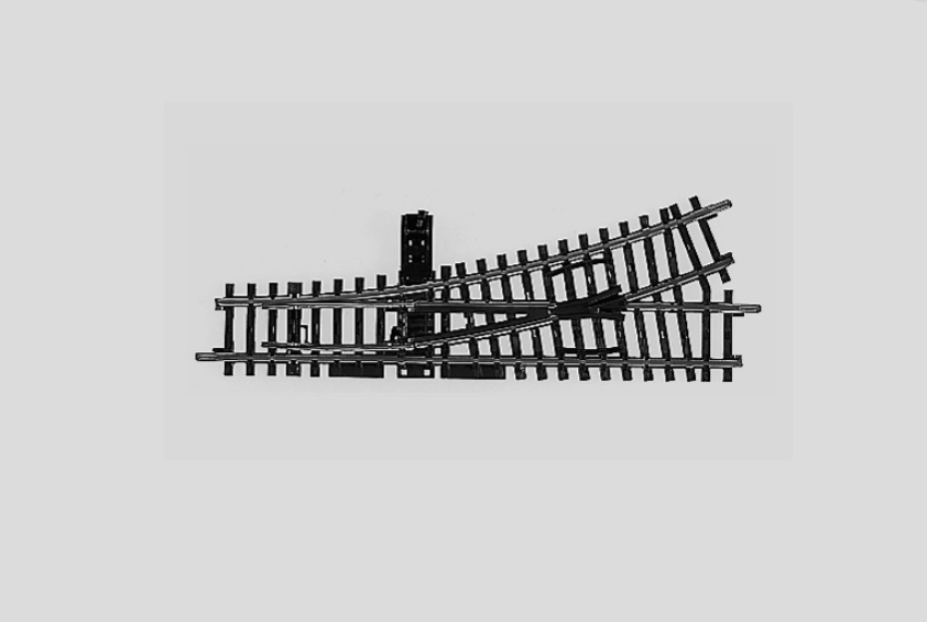 H0 1:87 escala Märklin 2265 Desvío manual a la izquierda