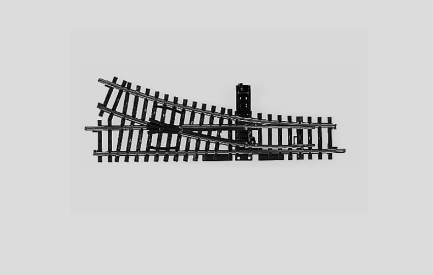 H0 1:87 escala Märklin 2266 Desvío manual a la derecha