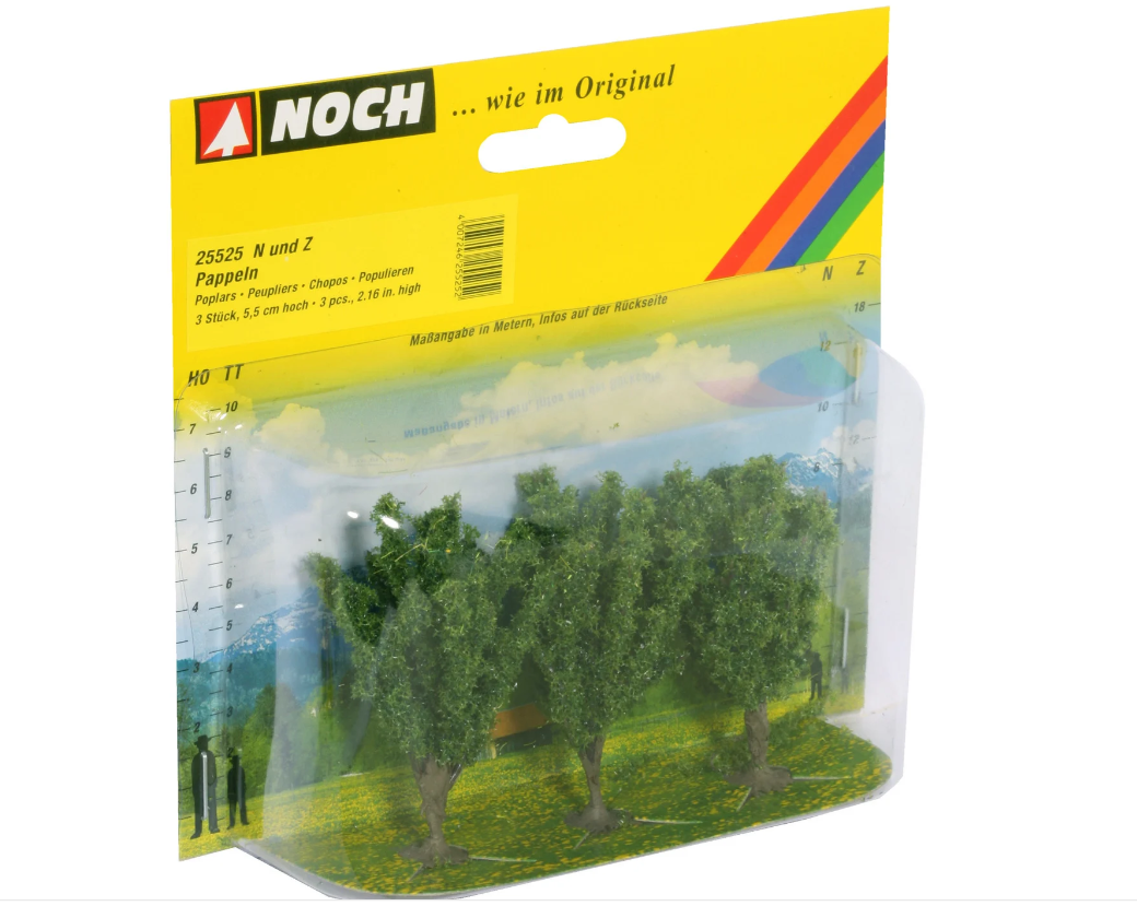 🧨 Liquidación – N y Z escala Noch 25525 Arboles alamos poplars 3 piezas