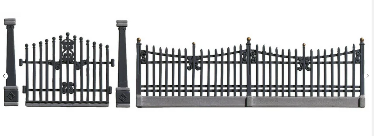 H0 1:87 escala Noch 13100 valla residencial para edificios o casas 14 piezas 84cm