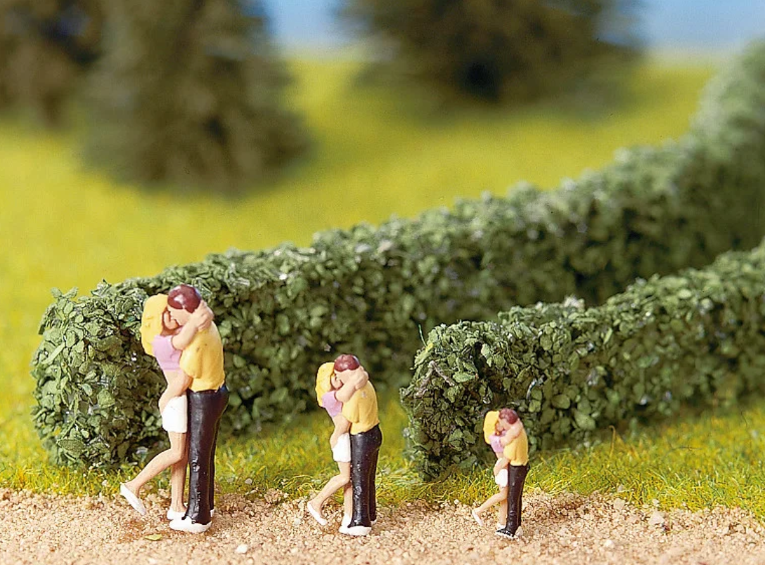 Noch 21522 setos artificiales verdes 2 piezas 50cm H0 escala 1:87 ho 00