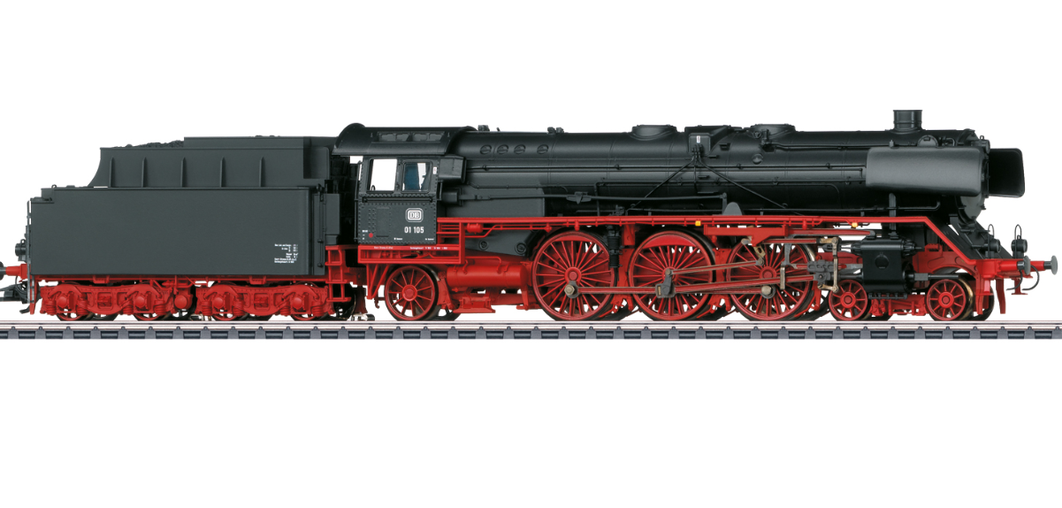 H0 1:87 Märklin 39004 Digital Locomotora de vapor de la serie 01 105 DB