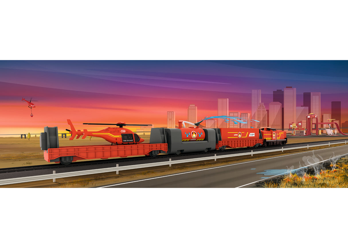 Märklin my world H0 29340 Caja de iniciación Bomberos con sonido y agua