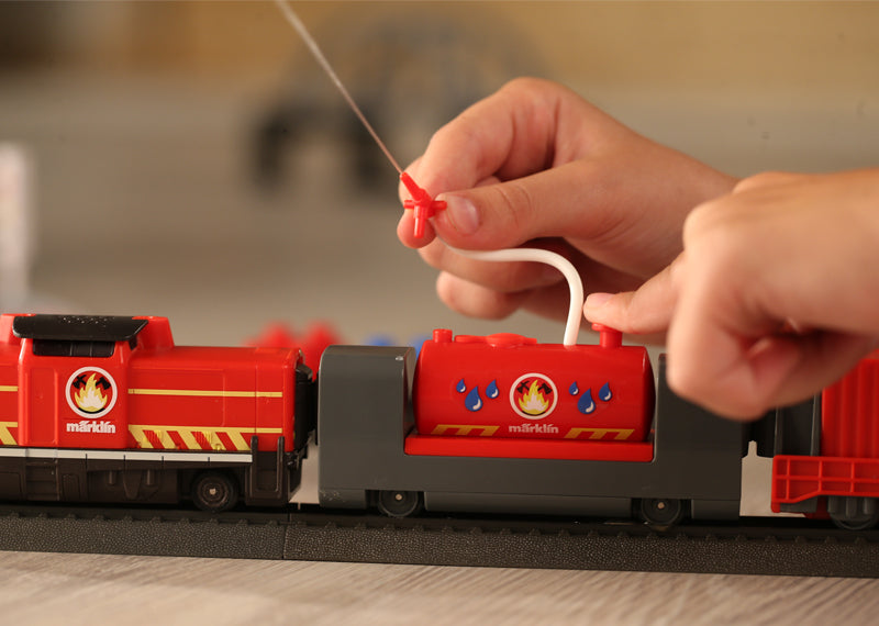 Märklin my world H0 29340 Caja de iniciación Bomberos con sonido y agua