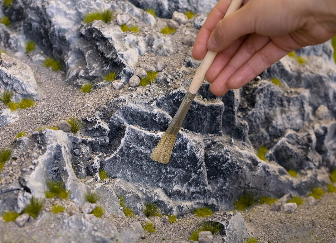 H0 1:87 escala Noch 58470 Pared de roca granito para decoración 32x16x12.6